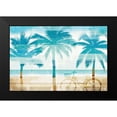 thumbnail image 2 of Mullan, Michael 24x17 Black Modern Framed Museum Art Print Titled - Beachscape Palms I, 2 of 5