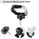 thumbnail image 5 of Gancho colgante para motocicleta tipo mariposa abierto-cerrado soporte para casco de motocicleta, bolsa de equipaje, colgador para scooters bicicletas negro blanco 1 Pc 64mm, 5 of 7