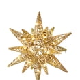 thumbnail image 2 of Navidad oro plata brillo árbol superior decoraciones árbol estrella noche lámpara hogar DIY, 2 of 6
