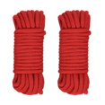 thumbnail image 1 of 8PCS Green Cuerda de algodón suave de 10m, cuerda larga multiusos, cordón trenzado grueso para acampada, jardinería, manualidades, 2 uds., 1 of 5