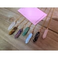 thumbnail image 3 of Natural Handmade Point Necklace Hexagon Chain Pendant Necklace, 3 of 6