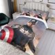 thumbnail image 3 of Capitán América Conjunto de sábanas temático, trío de piezas, cómodo y amigable con la piel, diseño único, regalo de decoración para el hogar para familiares, amigos y fans,140cm *210cm, 3 of 6