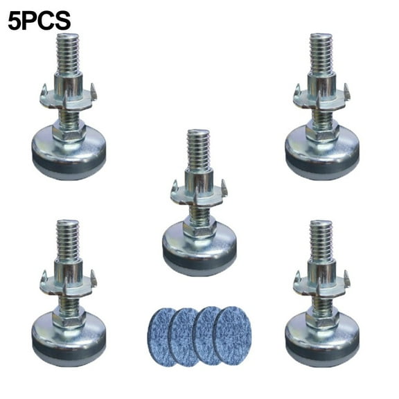 Self Leveling Feet with Nut Bolt for Cabinets and Restaurant For Tables 45 Set