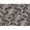 thumbnail image 2 of Zelouf Woven Burnout Print  , Sewing, DIY, Crafts Fabric by the Yard, 919 Blk/wht, 20 Yard, 2 of 2