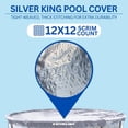 thumbnail image 5 of Swimline Hydrotools Silver King Winter Cover for 12x18 ft Above Ground Oval Pools, 5 of 7