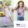 thumbnail image 3 of BMOUO Kids Case for Samsung Galaxy Tab A11+ Plus 11" 2026 / A9+ Plus 11 Inch 2023, with Strap, Shockproof Lightweight Handle Stand with Lanyard For Kids , Light Purple, 3 of 7