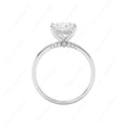 thumbnail image 2 of Cora Jewellery 2.5CT Hidden Halo Bridge Diamond Radiant Moissanite Engagement Ring For Women, 18K White Gold, 2 of 6