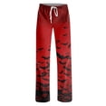 thumbnail image 4 of Womens Halloween Pajama Pants Cute Halloween Print Stretch Comfy Lounge Pants Casual Sleepwears, 4 of 5