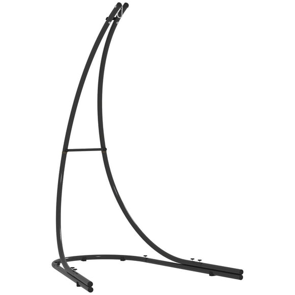 Outsunny Hammock Chair Stand, Steel Hanging Chair Stand Only w/ Large Base