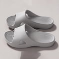 thumbnail image 2 of HAJWOH Womens Orthopedic Sandals Arch Support Flat Wedge Sandals Wide Width Slip on Non Slip Sneakers Vacation Beach 2026 Foam Shoes Gray 41, 2 of 4