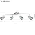 thumbnail image 2 of Xtricity - 4 Heads Ceiling Light, 27.95 '' Width, From The Yorkshire Collection, Nickel Chrome, 2 of 3
