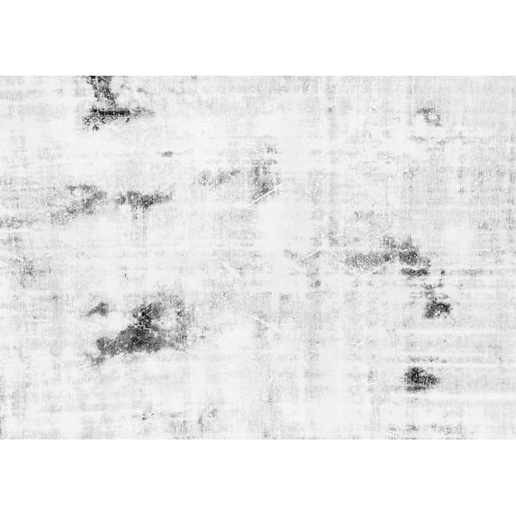 Ahgly Company Indoor Rectangle Abstract Gray Modern Area Rugs, 7' x 10'