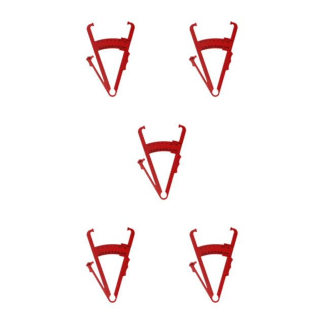 Qarigey Calibrador de pliegues cutáneos portátil de alta precisión para hombres y mujeres, unidades duales, 0-70mm, probador de grasa Type2 NO2