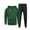 01 Green, variant on guisaled Men's Tracksuits Solid Color Workout Athletic Jogging Sweatsuit 2 Piece Casual Long Sleeve Hoodie Sweatpant Set