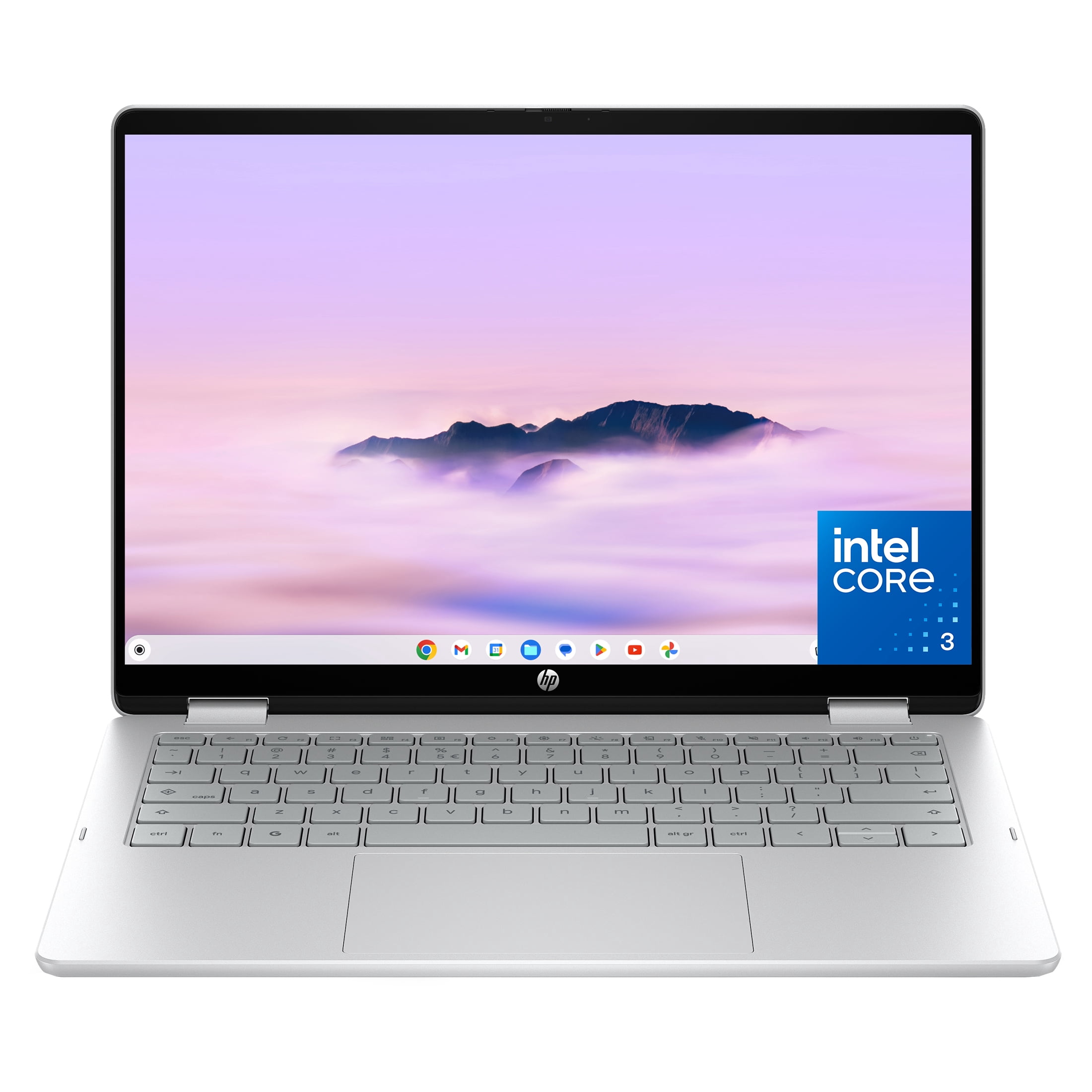 HP Chromebook x360 Plus 14 Laptop PC 2K Chrome OS Intel Core 3 8GB