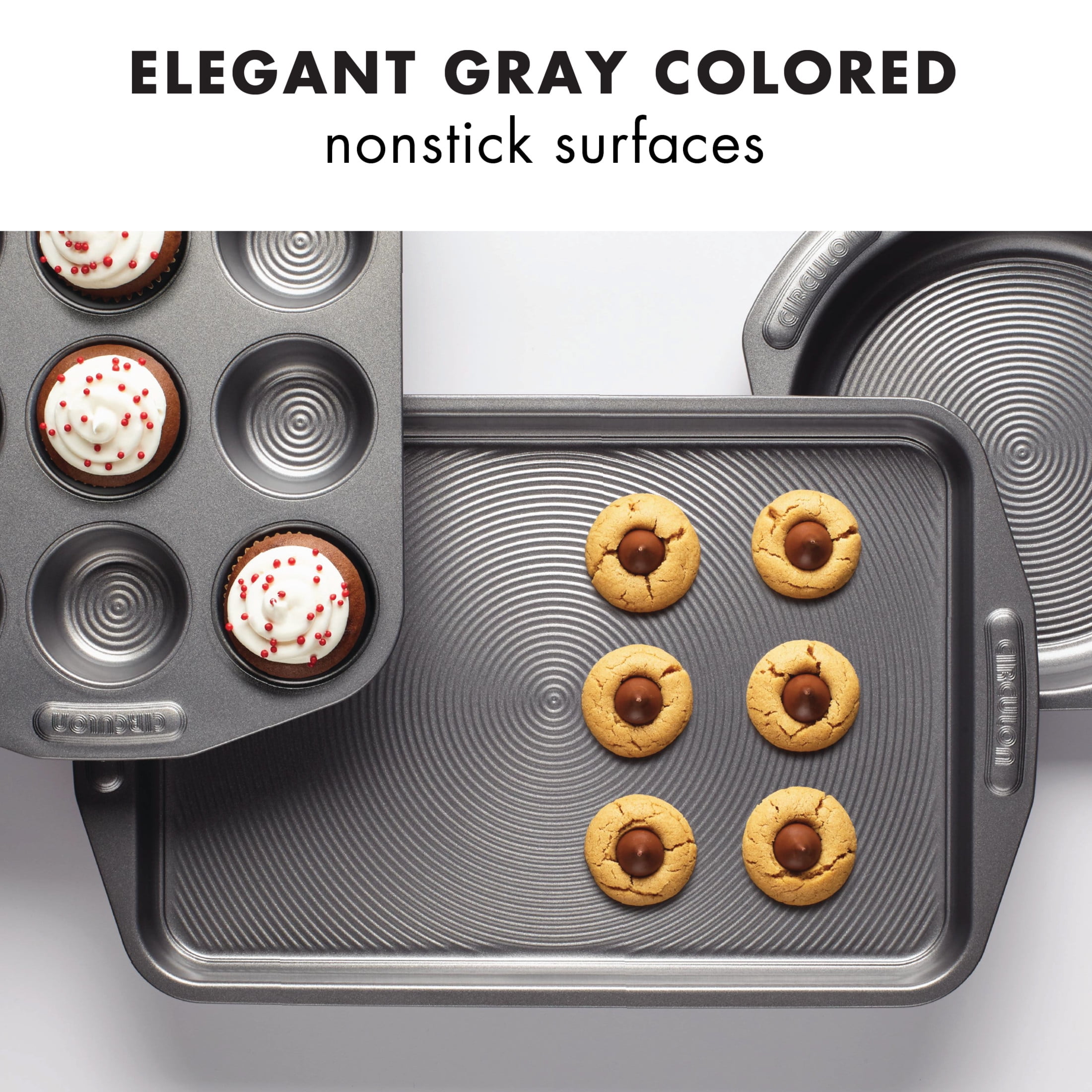 Fingerhut - Circulon Nonstick Bakeware 9 x 5 Loaf Pan - Gray