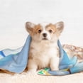 thumbnail image 4 of Lsque Pikmin Pattern Waterproof Throw Blanket Pet Blanket for Dogs & Indoor Cats, Washable - Shaggy Plush Calming Long Faux Fur & Velvet Dog Blanket -, 4 of 8