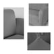 thumbnail image 4 of Funda de sofá premium, suave y transpirable, protector para muebles de sala de estar. gris 2 asiento, 4 of 7