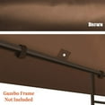 thumbnail image 4 of ZOPan 10x10 FT Gazebo Replacement Canopy Top Cover 2-Tiered Upgraded Patio Sunshade UV Protection, Canopy Cover ONLY (Brown), 4 of 9