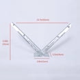 thumbnail image 4 of CQSXDA Galvanized V-Shape Razor Wire Bracket - Heavy Duty Metal Mount for Barbed Wire Fence, 1 Pair, 4 of 6
