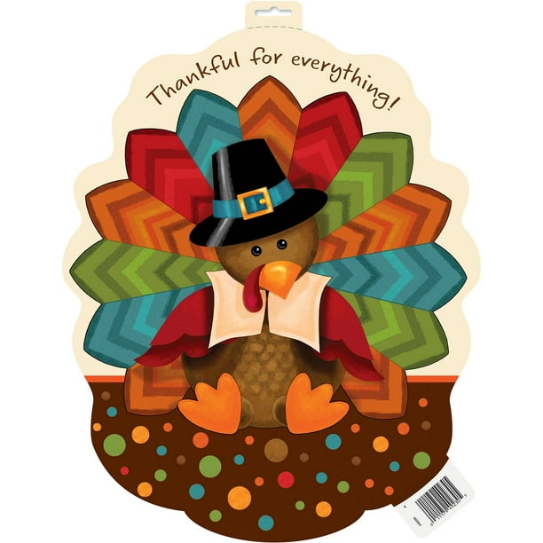 Paper Cutout Cute Turkey Thanksgiving Decoration 16 5 In 1ct paper-cutout-cute-turkey-thanksgiving-decoration-16-5-in-1ct