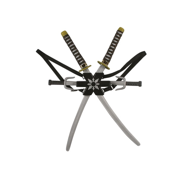 Ninja Double Sword Set Child Halloween Accessory - Walmart Supplies