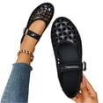 thumbnail image 2 of Willtoo Mary Jane Shoes Women, Hollow Flats for Women, Ballet Flats Shoes Round Toe Mary Jane Flats, Ankle Strap Spring Summer Shoes Dressy Comfortable, 2 of 7