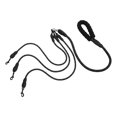 thumbnail image 4 of Dog Leash, Shock Absorbing Control Nylon Reflective Comfortable Dog Training Leash  For Beach For Camping Black,Red, 4 of 8