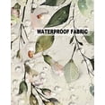 thumbnail image 5 of Pack of 2 Outdoor Pillow Covers, Green Leaves Vintage Pink Floral Sage Eucalyptus Leaf Waterproof Square Throw Pillowcase Cushion Decorative Pillow Covers for Couch Patio Tent, 18x18 in, 5 of 6