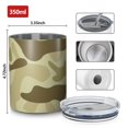thumbnail image 4 of Camouflage 12oz Stainless Steel Coffee Mug – Double-Wall Insulated Cup with Spill-Resistant Lid, 360° Full-Print Design, Keeps Drinks Hot & Cold for Home, Office, Travel, Thanksgiving,Christmas, 4 of 5