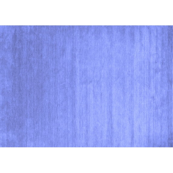 Ahgly Company Machine Washable Indoor Rectangle Abstract Blue Contemporary Area Rugs, 5' x 8'