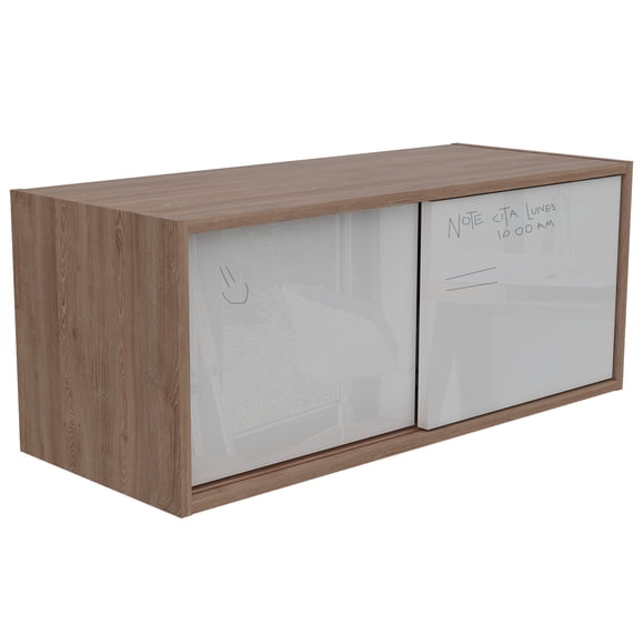 Gabinete Auxiliar Tanix Miel y Blanco Virtual Muebles