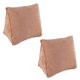thumbnail image 1 of 2X Cojín de Respaldo de Lectura Almohada de Cuña Cojín de Respaldo Almohadilla Lumbar Cama Silla de Oficina Almohada de Descanso Almohada de Soporte de Respaldo (Café), 1 of 5
