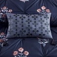 thumbnail image 3 of Gracie Mills Josephine Jacquard Comforter Set Full Queen Navy Floral GRACE-15873, 3 of 5