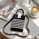 thumbnail image 5 of Knitted Phone Bag With Openwork And Color Blocking In Ethnic Casual Style, 5 of 6