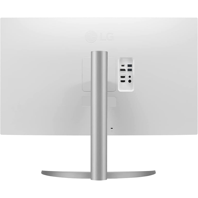 LG 32UP550N-W 32 inch UHD HDR Monitor with USB Type-C Bundle with