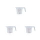 thumbnail image 2 of Naiovety Measuring Jug Convenient V-shaped Tools Kitchen Graduated Handle Baking Ergonomic Nozzle Design Anti-skidding Glass Type1 NO1, 2 of 6