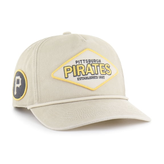 Men's '47 Khaki Pittsburgh Pirates Cairn Hitch Adjustable Hat