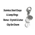 thumbnail image 3 of Clip On Purse Charms, Bag Charms, Zipper Pull Charms – Inspirational & Motivational Charms For Bracelets Or Necklaces - 4 Pack Be Still And Know Charms, 3 of 4