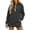 Black, variant on WAYUTE Hoodies for Women Long Sleeve Drawstring Side Split Hoodie Sweatshirt for Cozy Soft Lined Everyday Solid Color Pullover with Pockets Casual Daily Wear,Blue,2XL