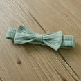 thumbnail image 6 of Newborn Infant Baby Girl Clothes Long Sleeve Romper Pants Headband headband Outfits Set ( 3-6 Months, Green), 6 of 6