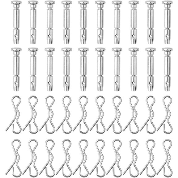 2 Stage Snow Blower Shear Pins 20 Pcs Auger Shear Pins & 20 Pcs Cotter Pins 738-04124 and 714-04040 Replacement Shear Pin Kits Fit for MTD Cub Cadet, Troy-Bilt, Craftsman