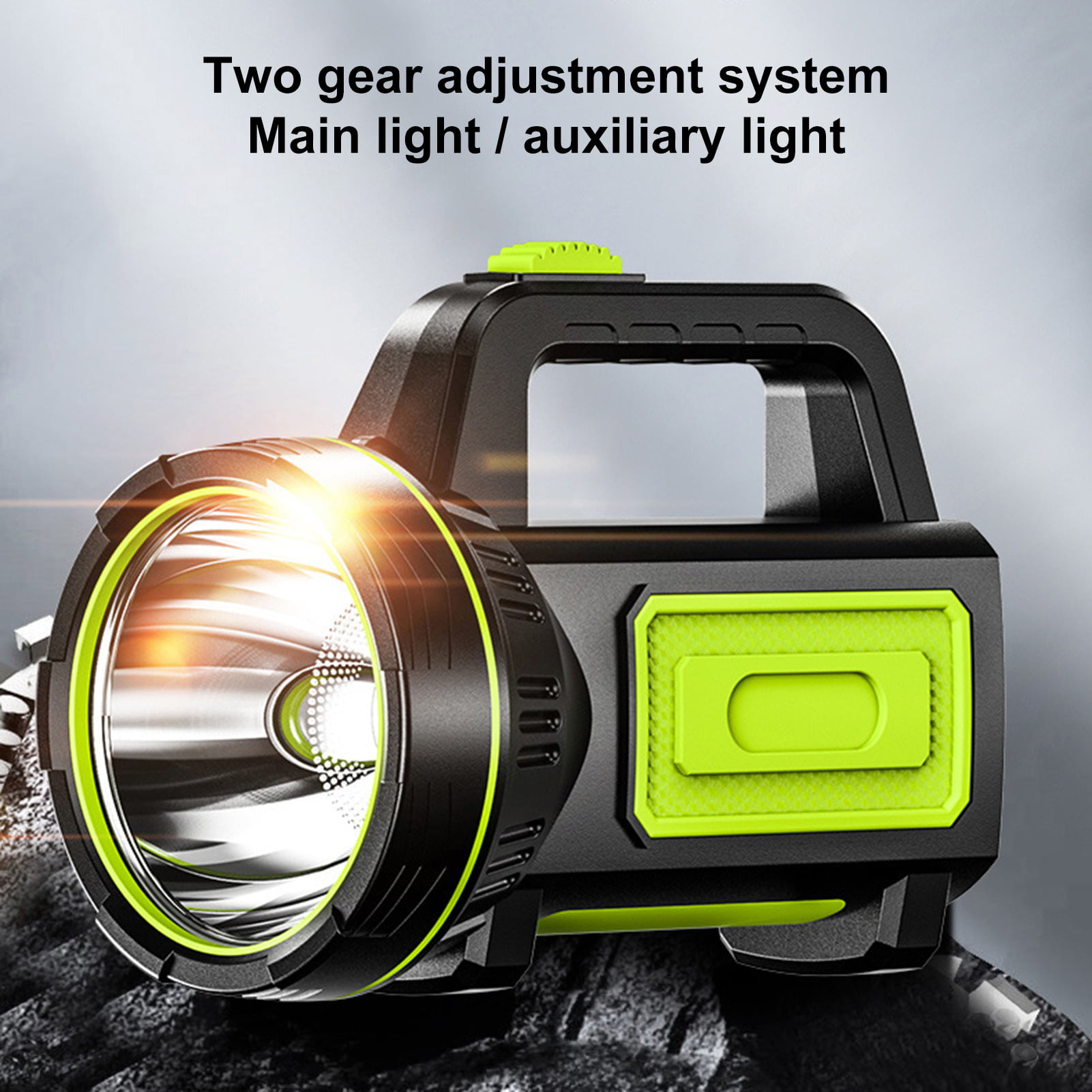 LED Searchlight 135000LM Rechargeable Handheld Spotlight Flashlight Super Bright 