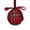 A001- A, variant on Red Plaid Christmas Tree Ornament with Velvet Bow and Foam Core, 3.15 Inches, Checkered Design, for Holiday Tree Display, Christmas Decoration