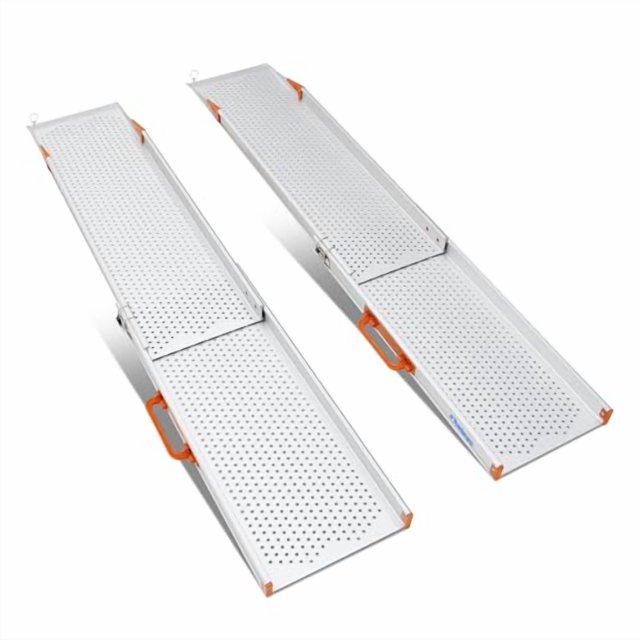 Ruedamann 6FT Portable Wheelchair Ramp, 11-5/8" Wider, Adjustable Wheelchair Ramp for Home Steps, 800 lbs Capacity, Ramps for Electric & Manual Wheelchairs, Scooters, Bikes