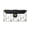 Black, variant on Elegant Floral Slim Long Wallet For Women Minimalist Card Holder With Secure Zipper Pocket Compact Lightweight Purse