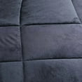 thumbnail image 5 of 3 Pieces Comforter Set Black -Cozy Farmhouse Reversible Sherpa Blanket - Plush, Breathable, and Weighted, Perfect for All-Season Comfort, Enhances Modern Bedroom Decor,Black,King, 5 of 6