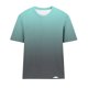 thumbnail image 4 of mfyjkho Tops Bohemios Para Mujer, Camiseta Informal De Manga Corta Con Cuello Redondo Y Estampado Degradado Para Mujer Tops Para Hacer Ejercicio Para Mujer S, 4 of 4