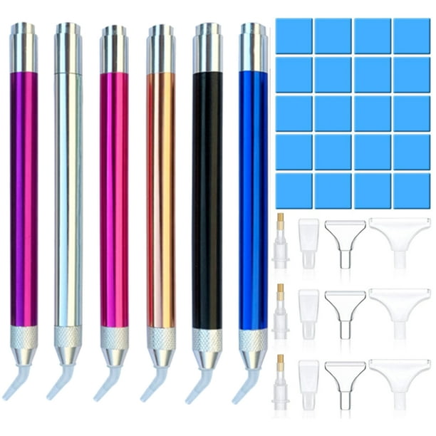 Kit de Herramientas Para Pintura de Diamante 5D DIY, Accesorios Diamond Painting, Caja con 64 compartimentos mas 20 accesorios