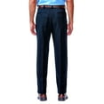 thumbnail image 3 of Haggar Men's Cool 18® Solid Pleat Front Pant Classic Fit 41114529486, 3 of 6